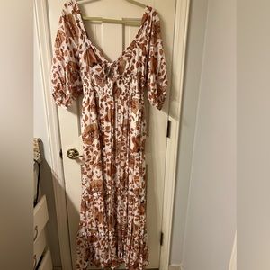 Anthropologie Maxi dress L